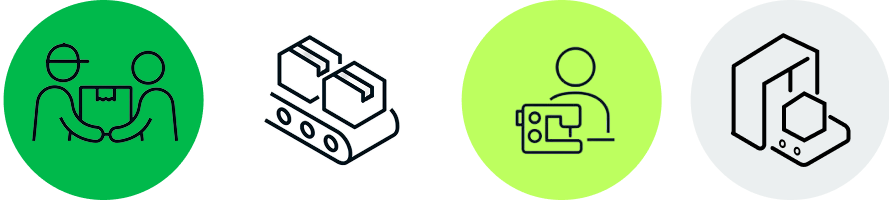 manufactura iconos